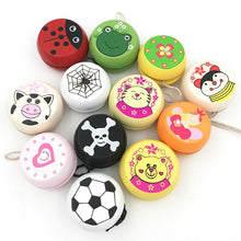 Load image into Gallery viewer, Cute Animal Prints Wooden Yoyo Toys Ladybug Toys Kids Yo-Yo Creative Yo Yo Toys For Children Children Yoyo Ball G0149